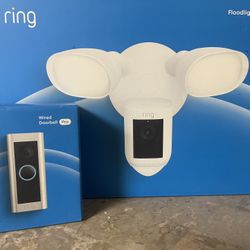 BRAND NEW RING CAMERA WITH RING DOOR