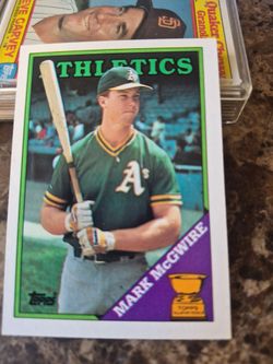 Mark mcgwire tarjeta con herror