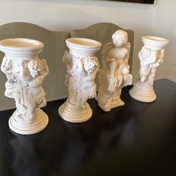 cherub figurine candle holder $25 Each 