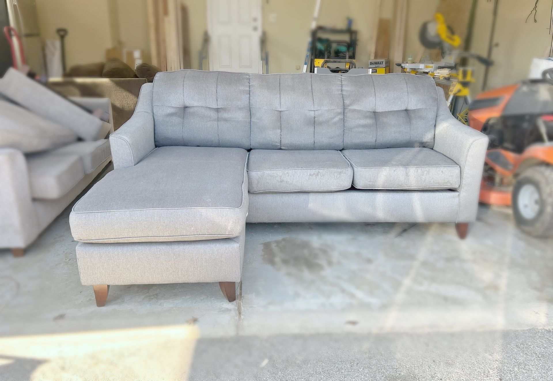 Gray Sectional Couch - Free Delivery! 🚚
