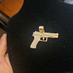 Pistol PENDANT STAINLESS STEEL 