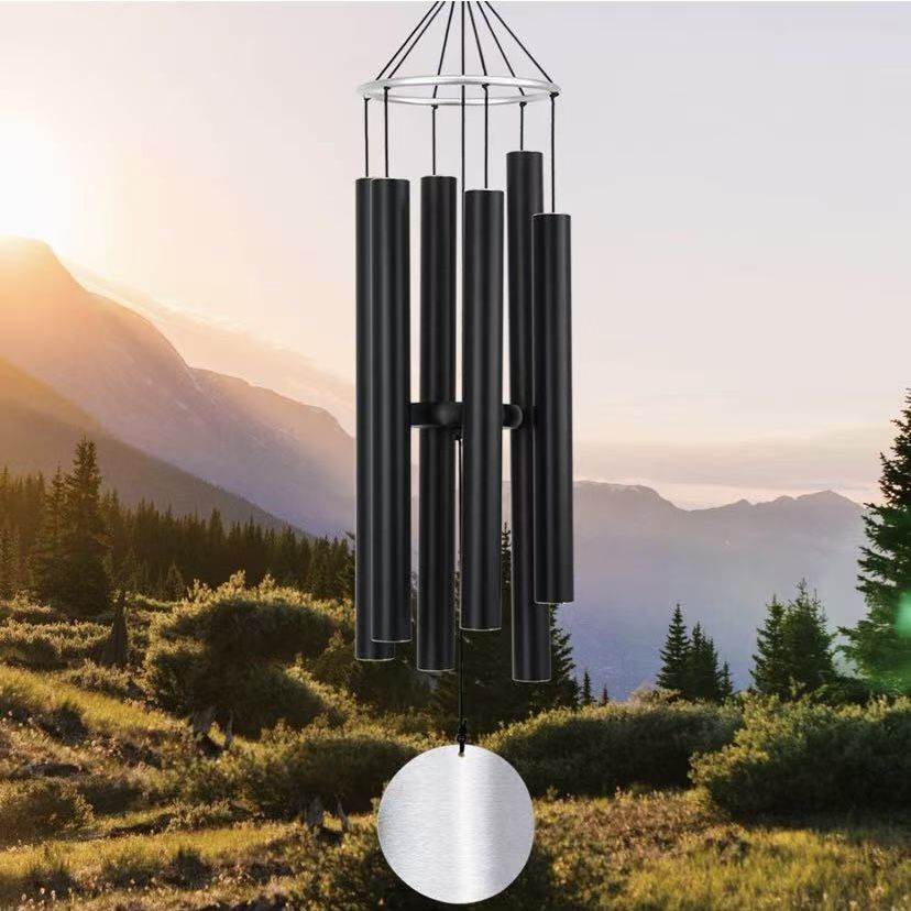 Extra Large Wind Chimes Outdoor Deep Tone,66 Inch Wind Chimes for Outside with 6 Tubes Tuned Relaxing Melody,Memorial Wind Chimes Large for Mom,Garden