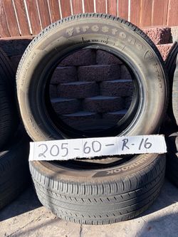 205 60r16 set a two tires