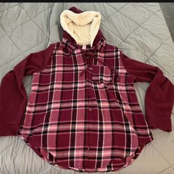 Juniors Flannel Size Lrg 