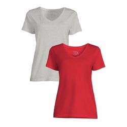 New! Women’s Short Sleeve V-Neck relaxed fit shirt👚$5 each or 3 for $12!!