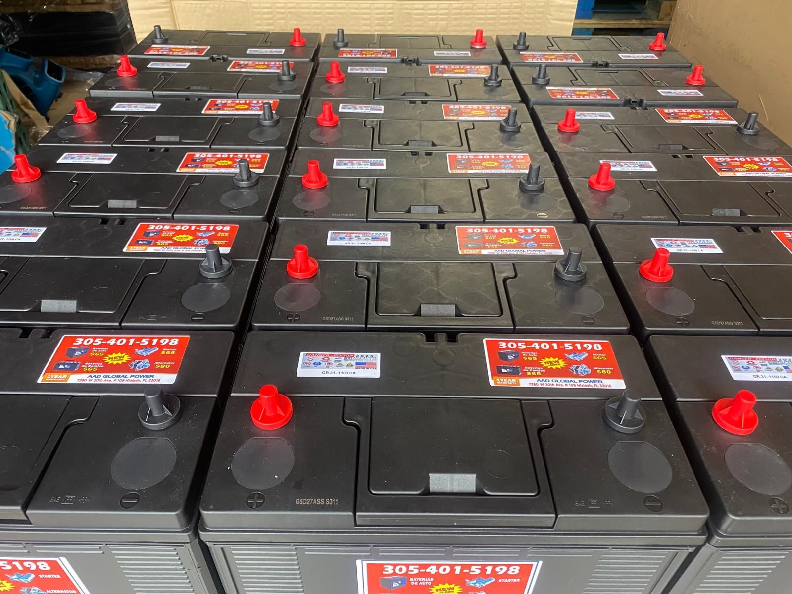 Baterías GR-31 1100cca Nuevas Para Camión 1 Año De Garantía Entregando La Bateria Vieja
