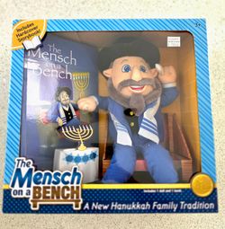 The Mench on a Bench plush toy