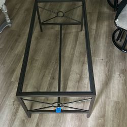 Metal & Glass Coffee Table