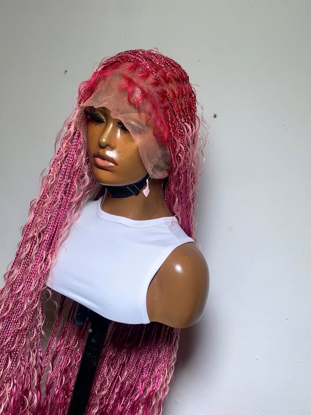 Pink Paradise HD Braided Lace Front Wig