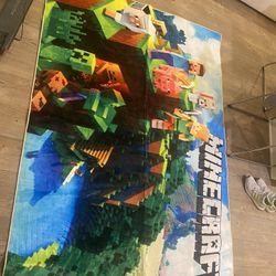 Minecraft Rug For Boys Bedroom 5 X 7’ 