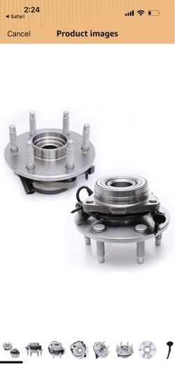 FKG 515036 Front Wheel Bearing Hub Assembly (4WD ONLY) for Chevy Avalanche Express 1500 Tahoe Silverado 1500, GMC Yukon Sierra Savana 1500, Cadillac E