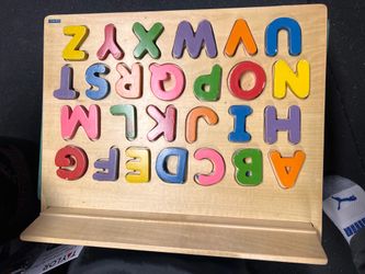 Lakeshore Kids Letter Blocks with 3 and 4 Letter Cards