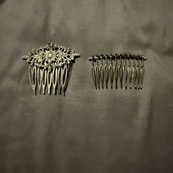 Metal decorative hair combs