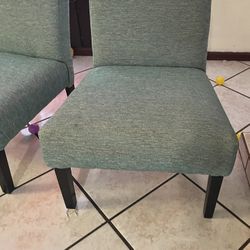 Set Of Accent Chairs W Extra Covers 