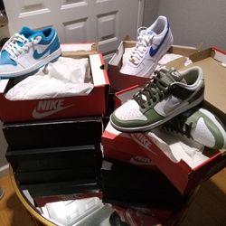 HUGE LOT OF NIKE AIR FORCE ONES !!  Men’s 11 1/2 To 12’ Brand new!!!