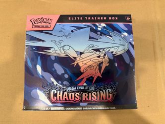 Today! Pokémon Chaos Rising ETB $65