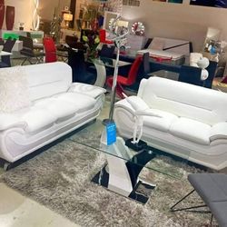 White Color Sofa Set 