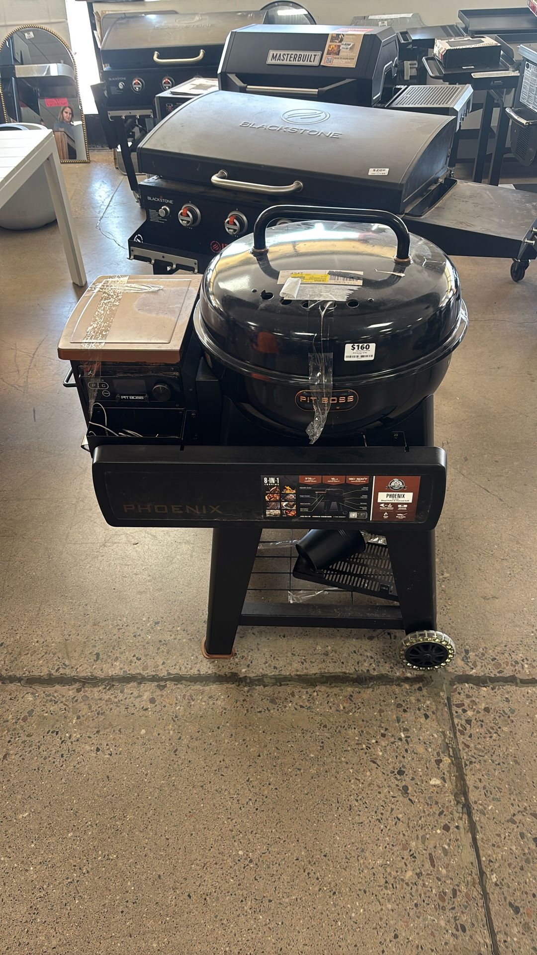 Grill with Charcoal Insert - Onyx Edition