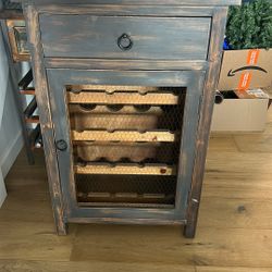 Vintage Wine Storage Cabinet 
