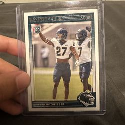 Tyler Guyton 2024 Panini Score Football Rookie Card