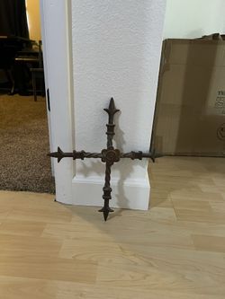Rusted Metal Holy Cross