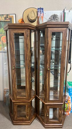 curio cabinets