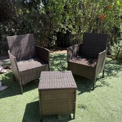 3 piece Patio Chairs 
