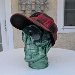 Glass Mannequin Head - Life Size Glass Skull - Glass Lamp Shade • Gift Ideas, Collectibles, Lighting, Halloween, Tchotchkes, Knick-knacks, Vaseline G
