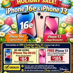 Easter Big Sale iPhone 16e 