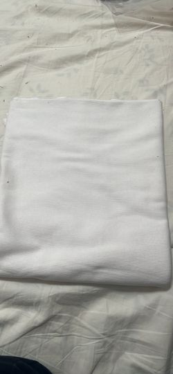 2yds x46” white flannel stretch cotton fabric