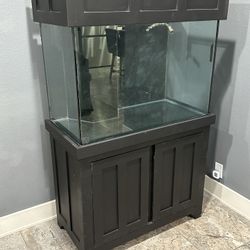 70 Gallon With Sump Complete Fish Tank With Stand & Canopy