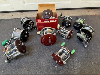 10 vintage Penn reels
