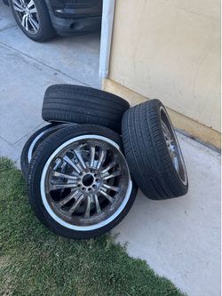 Chrome rims for sell, size 245/35 ZR20