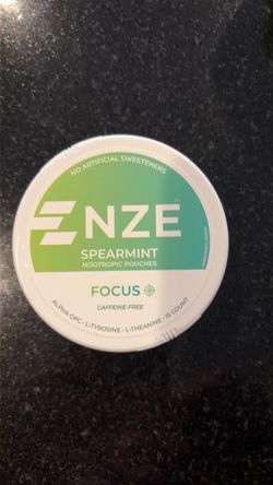 ENZE Spearmint Nootropic Pouches Focus