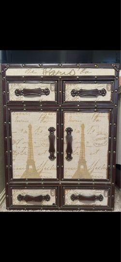Trunk / Chest - Vintage Paris Themed