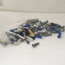 Assorted Wall Anchors. Plastic