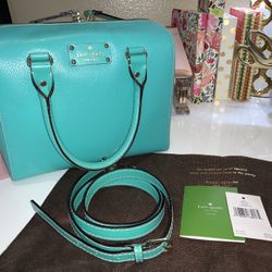 KATE SPADE ♠️ Wellesley Alessa Handbag Leather Satchel 