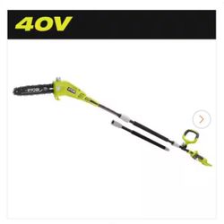 RYOBI 40V 10 in. Cordless Battery Pole Saw (Tool-Only)