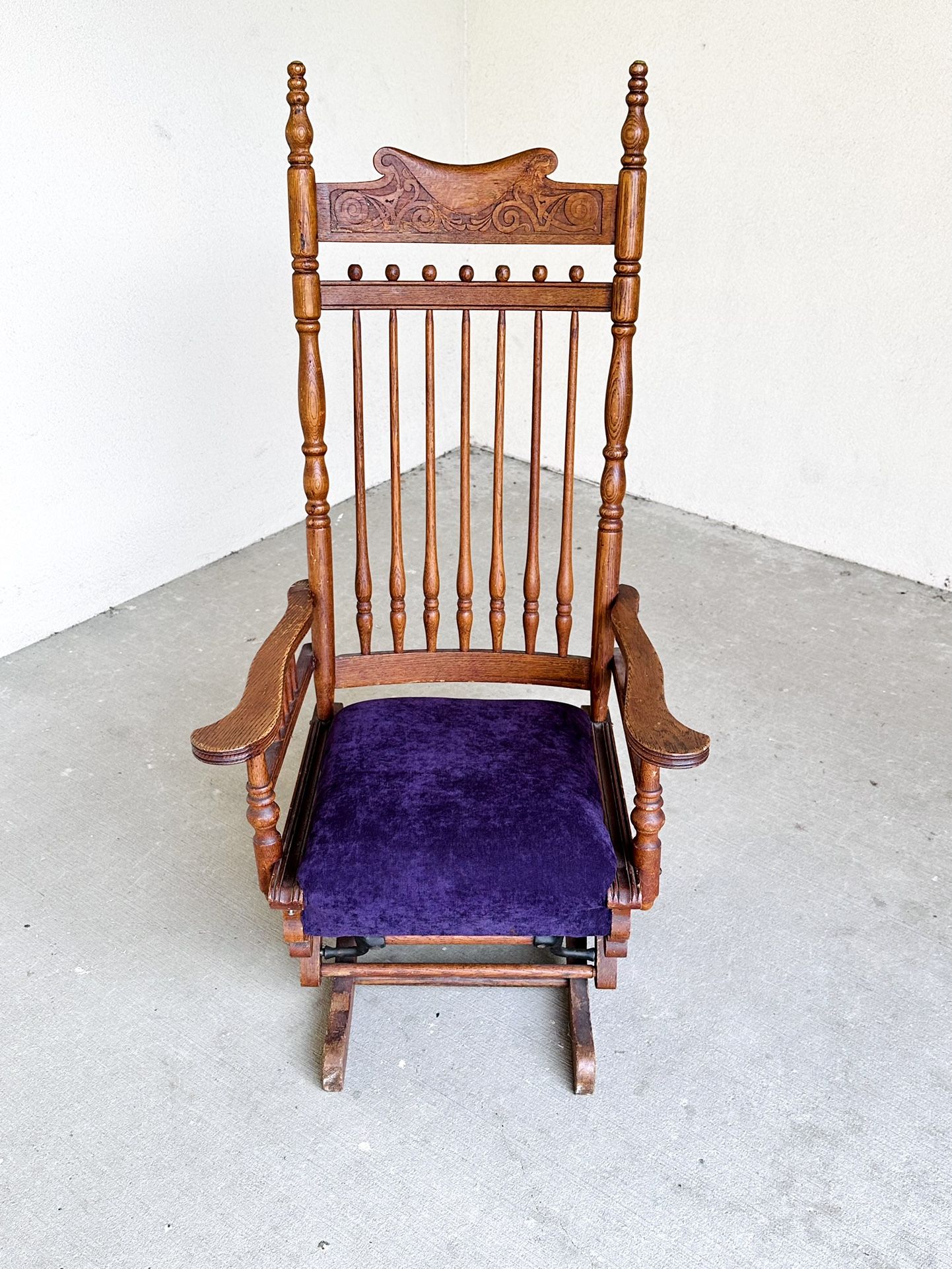 Victorian Era Antique Glider Rocking Chair
