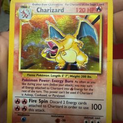 1999 Charizard holo 