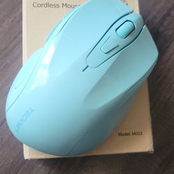Aqua Teal Tecknet Wireless Mouse