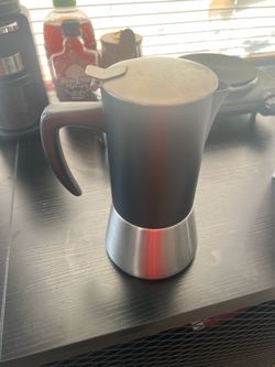Stainless steel moka pot