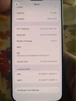 iPHONE 15 PRO MAX 512 GB