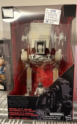 STAR WARS BLACK SERIES: IMPERIAL AT-ST WALKER & AT-ST DRIVER