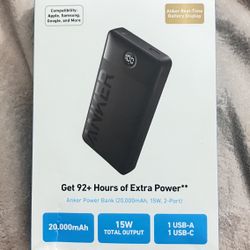 Anker 20,000 mAh Portable Fast/Smart Charger