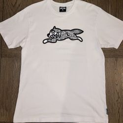 Icecream Running Dog Paisley Tee, White, Size L