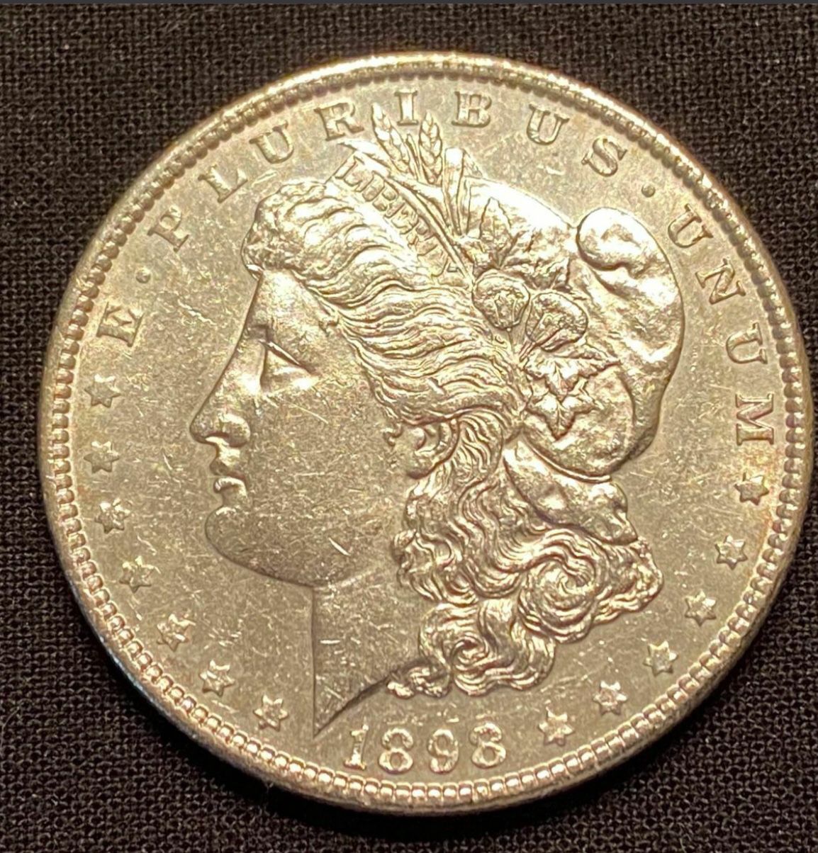 1898 90% Silver Morgan Dollar (#365)