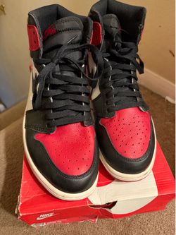 Air Jordan 1 Retro High OG ‘Bred Toe’,  Size 11.5