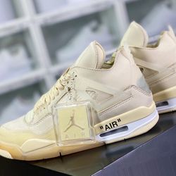 Jordan 4 Off White Sail 178