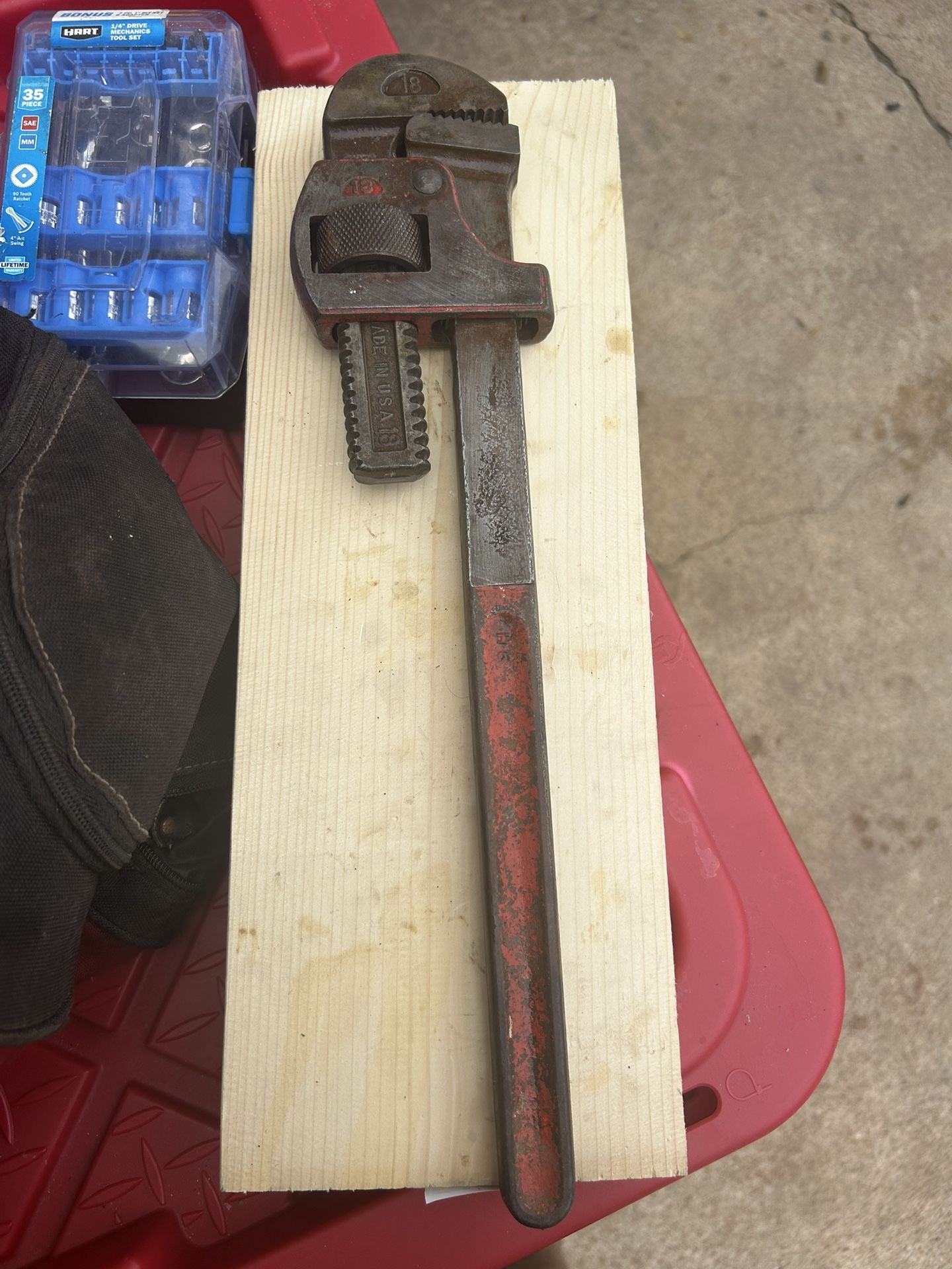 MERIT Stillson Wrench Forged Steel No. 18 Pipe Plumbing Trade Repair